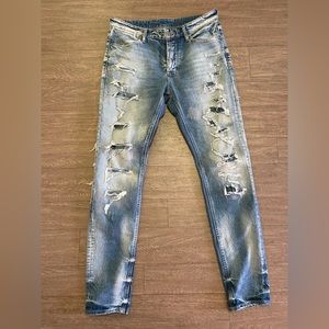 Ksubi van winkle tektonik skinny jeans size 33